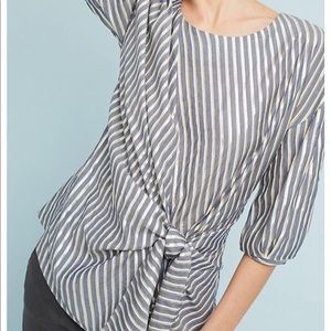 GORGEOUS metallic striped top